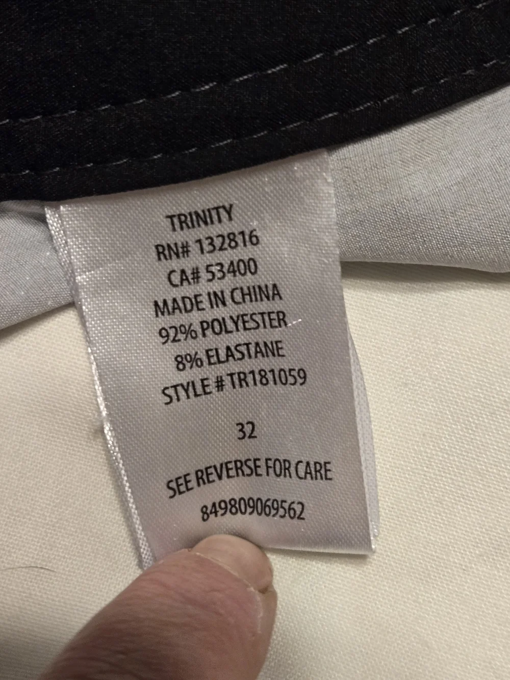 Trinity Black and Gray Striped Men's Board Shorts